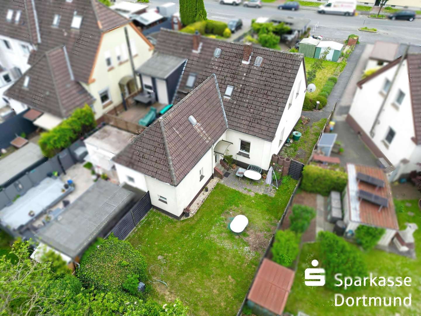 Luftbild - Doppelhaushälfte in 44319 Dortmund mit 69m² kaufen