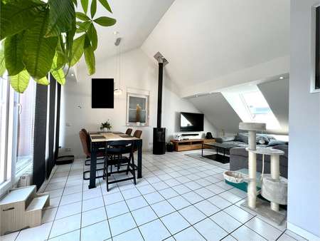 Wohn- und Essbereich - Dachgeschosswohnung in 44229 Dortmund mit 107m² kaufen
