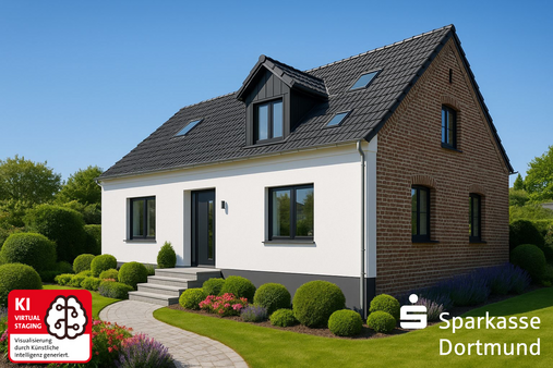 Beispielbild - Vorderseite Beispielbild - Vorderseite - Einfamilienhaus in 44267 Dortmund mit 105m² kaufen