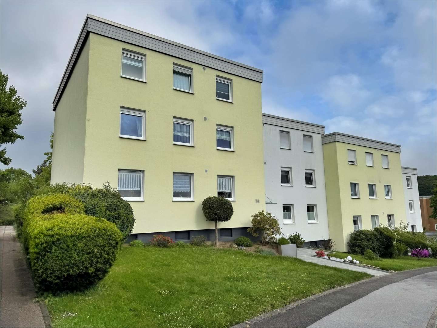 Ansicht von der Eingangsseite - Etagenwohnung in 58638 Iserlohn mit 82m² kaufen
