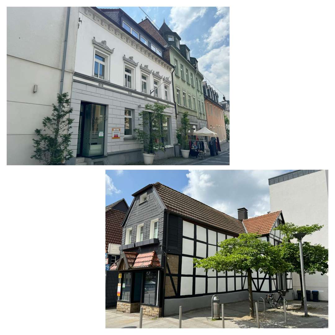 Ansicht beider Häuser - Bürohaus in 58636 Iserlohn mit 550m² kaufen