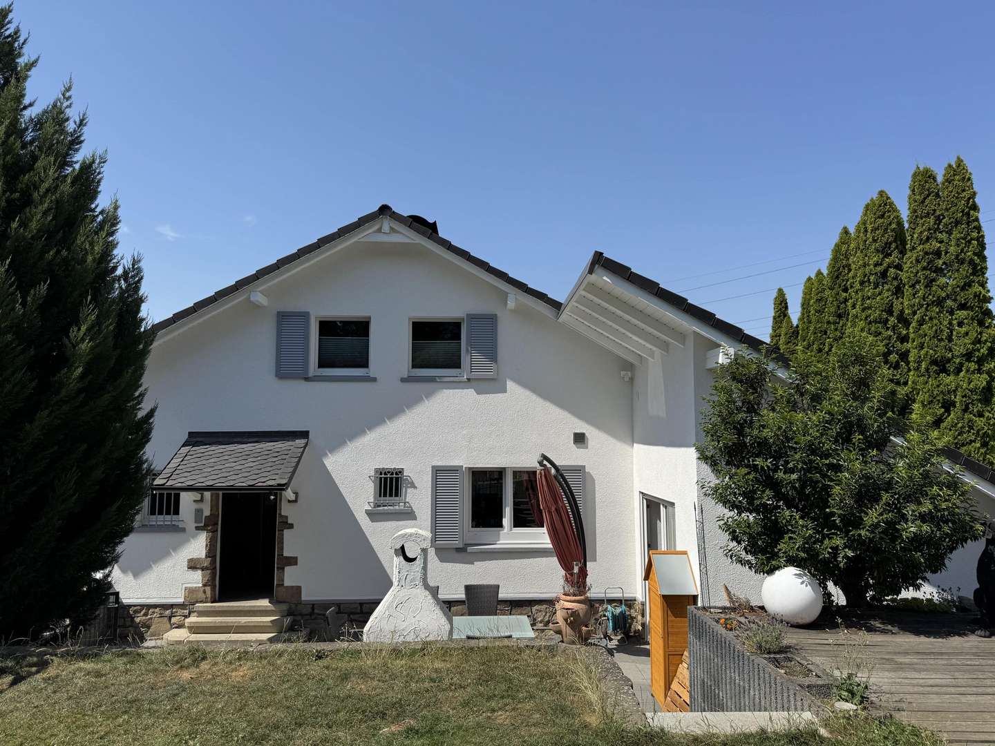 Ansicht von Süden (Gartenseite) Ansicht von Süden (Gartenseite) - Einfamilienhaus in 58119 Hagen mit 130m² kaufen