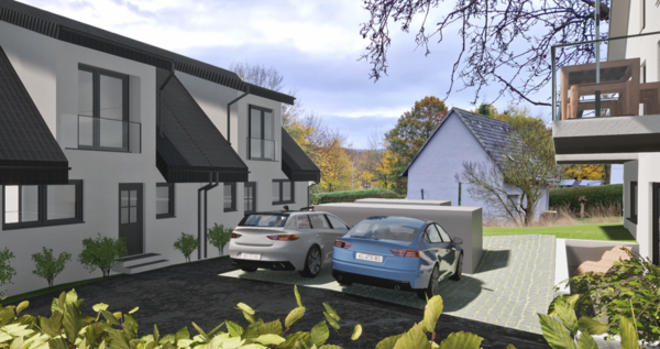Doppelhaus Frontseite - Grundstück in 58710 Menden mit 1435m² kaufen