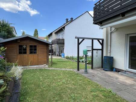 Terrasse/Garten/Gartenhaus Terrasse/Garten/Gartenhaus - Doppelhaushälfte in 58675 Hemer mit 130m² kaufen