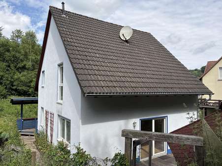 Ansicht Garten - Einfamilienhaus in 58762 Altena mit 105m² kaufen