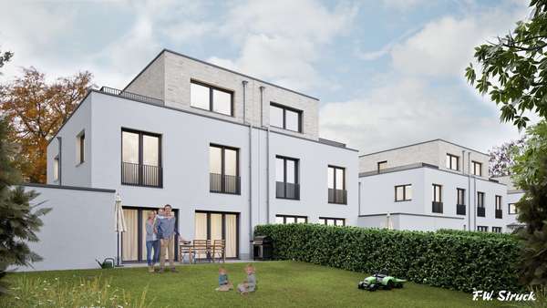 Gartenansicht Gartenansicht - Doppelhaushälfte in 58093 Hagen mit 189m² kaufen