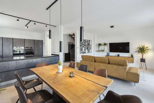 Musterfoto Essen/Wohnen/Küche Musterfoto Essen/Wohnen/Küche - Doppelhaushälfte in 58093 Hagen mit 189m² kaufen