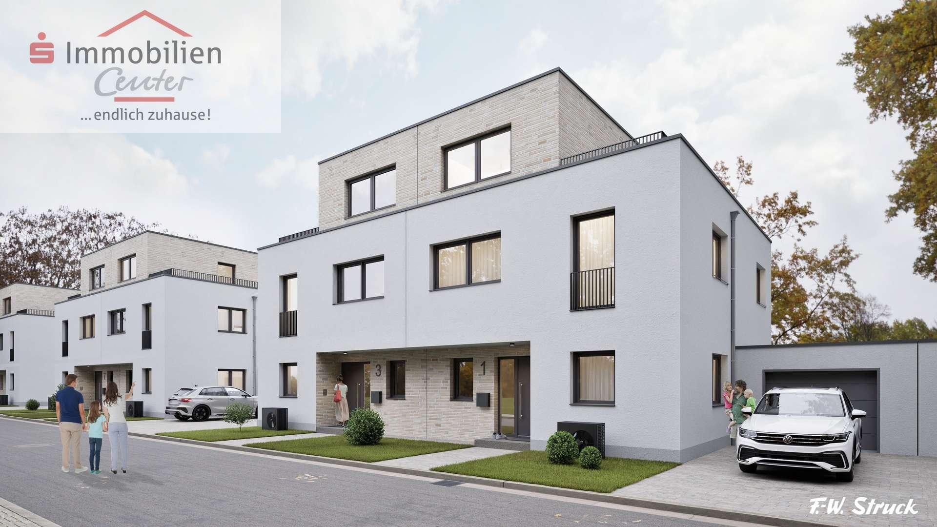 Straßenansicht - Doppelhaushälfte in 58093 Hagen mit 189m² kaufen