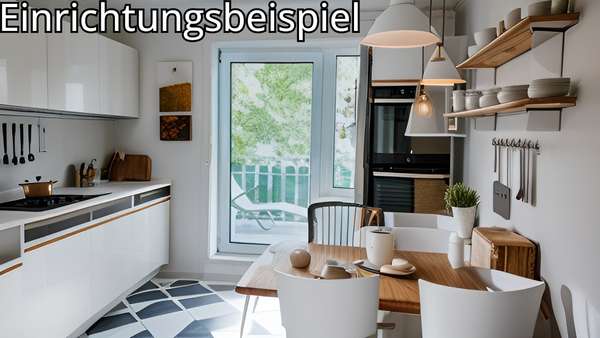 EG Küche mit Zugang zum Balkon - Einfamilienhaus in 58515 Lüdenscheid mit 180m² kaufen