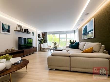 Wohnzimmer Wohnzimmer - Dachgeschosswohnung in 58256 Ennepetal mit 77m² kaufen