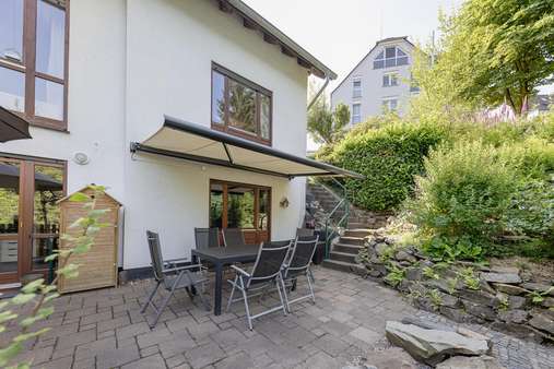 Terrasse Terrasse - Doppelhaushälfte in 58256 Ennepetal mit 143m² kaufen