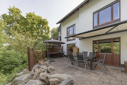 Terrasse Terrasse - Doppelhaushälfte in 58256 Ennepetal mit 143m² kaufen
