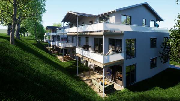 Gartenseite - Etagenwohnung in 58300 Wetter mit 98m² kaufen