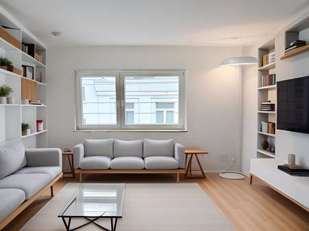 Wohnen - Imagebild mit Homestaging - Etagenwohnung in 58332 Schwelm mit 54m² kaufen