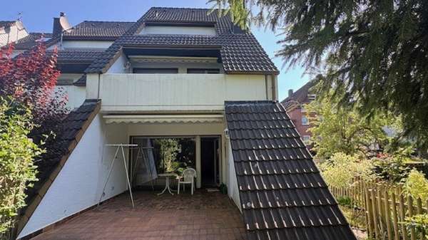 Bick auf die Terrasse Bick auf die Terrasse - Reihenendhaus in 58644 Iserlohn mit 122m² kaufen