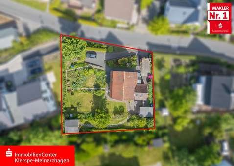 Luftbild Grundstück - Einfamilienhaus in 58566 Kierspe mit 135m² kaufen