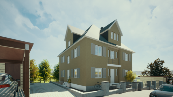 Hausansicht Straße - Souterrain-Wohnung in 57072 Siegen mit 124m² kaufen