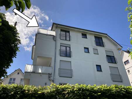 Rückansicht Rückansicht - Dachgeschosswohnung in 57078 Siegen mit 82m² kaufen