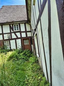 Rückseite Doppelhaushälfte Rückseite Doppelhaushälfte - Doppelhaushälfte in 57271 Hilchenbach mit 128m² kaufen