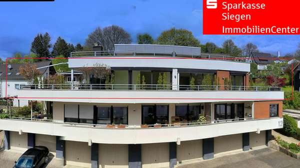 Gesamtansicht - Etagenwohnung in 57076 Siegen mit 157m² kaufen