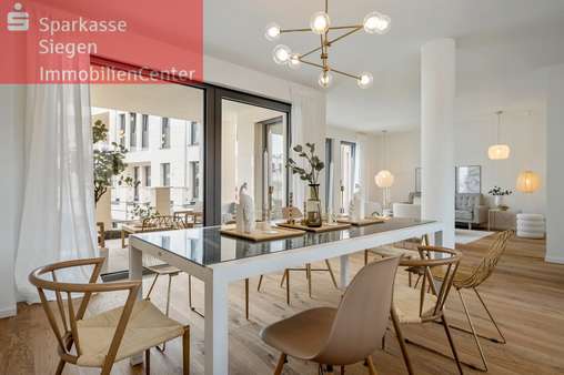 Neubau-Eigentumswohnung (Musterwohnung) - Etagenwohnung in 57072 Siegen mit 146m² kaufen