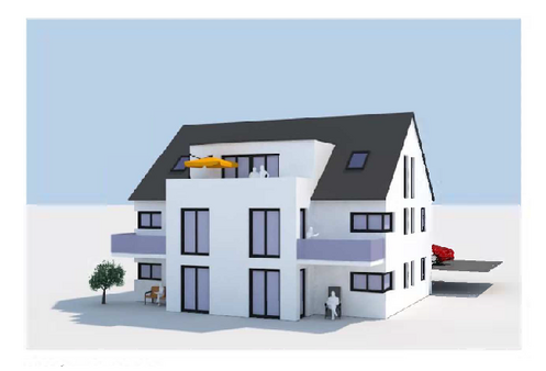 Gartenansicht 3D - Dachgeschosswohnung in 57074 Siegen mit 118m² kaufen
