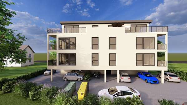 Süd-Ansicht - Penthouse-Wohnung in 57290 Neunkirchen mit 103m² kaufen