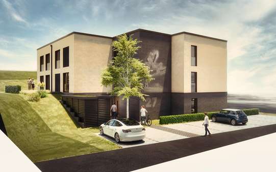 Nord-Ost-Ansicht - Etagenwohnung in 57562 Herdorf mit 51m² kaufen