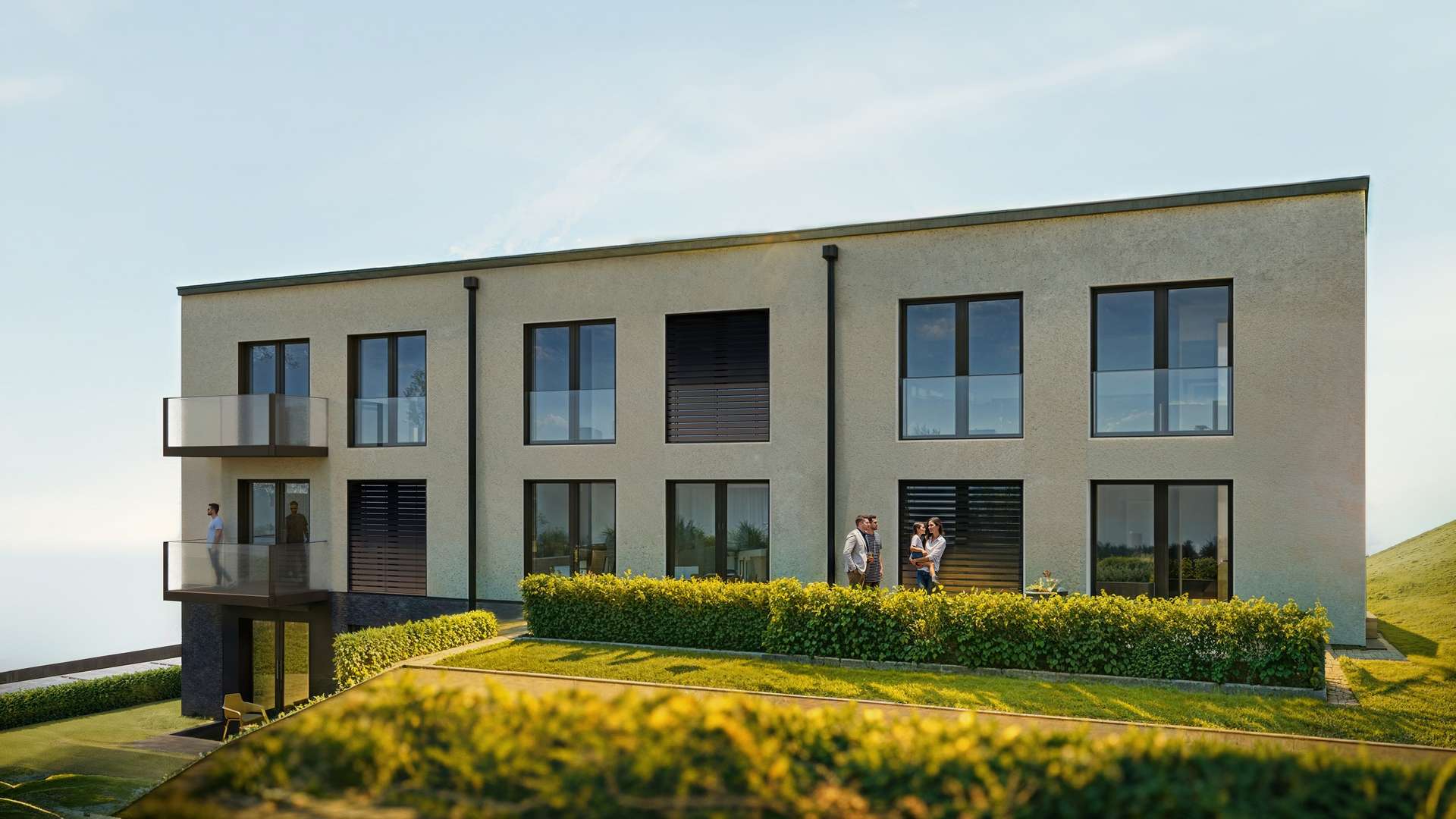 Süd-West-Ansicht - Etagenwohnung in 57562 Herdorf mit 51m² kaufen