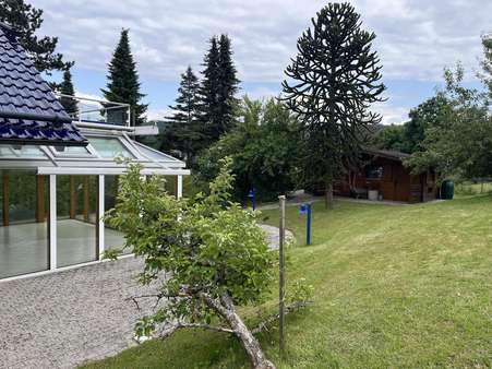Blick über das Grundstück Blick über das Grundstück - Einfamilienhaus in 57299 Burbach mit 289m² kaufen