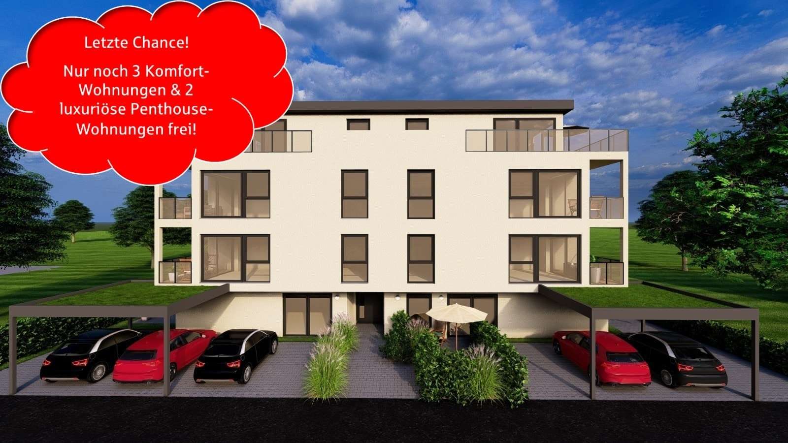Nord-West-Ansicht mit Wasserzeichen Nord-West-Ansicht mit Wasserzeichen - Etagenwohnung in 57290 Neunkirchen mit 95m² kaufen