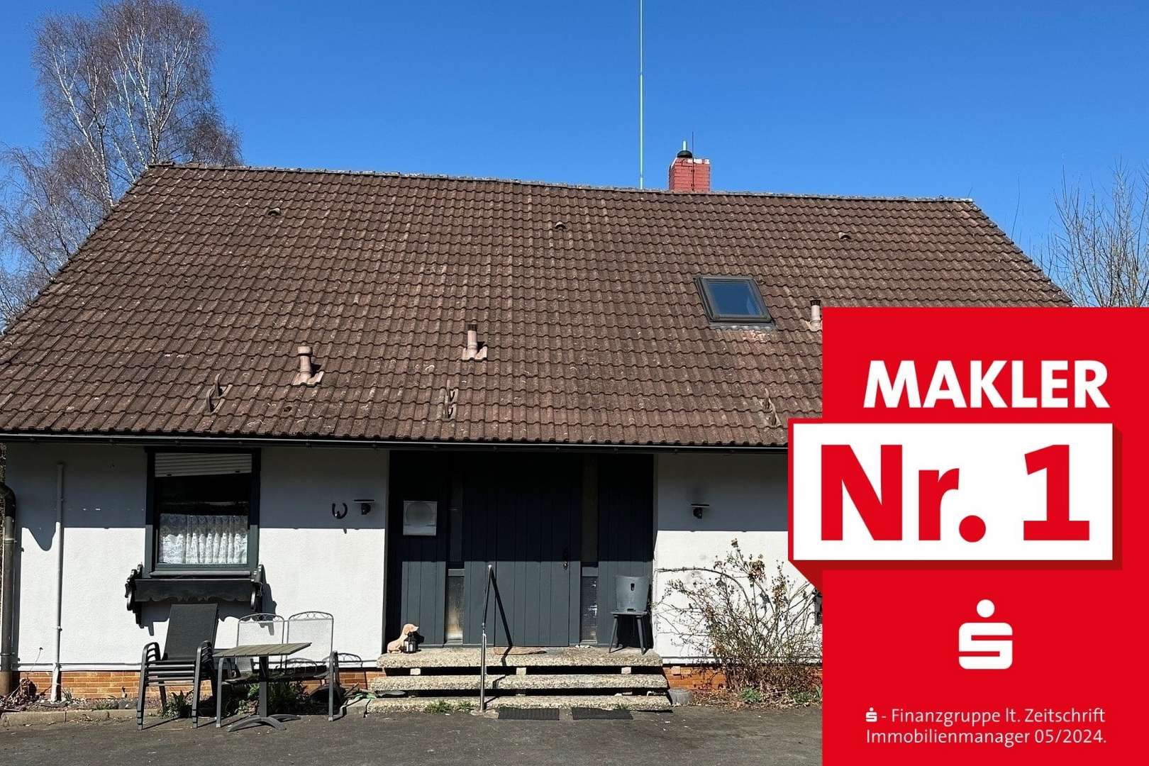 Ansicht von der Straße - Einfamilienhaus in 57334 Bad Laasphe mit 161m² kaufen
