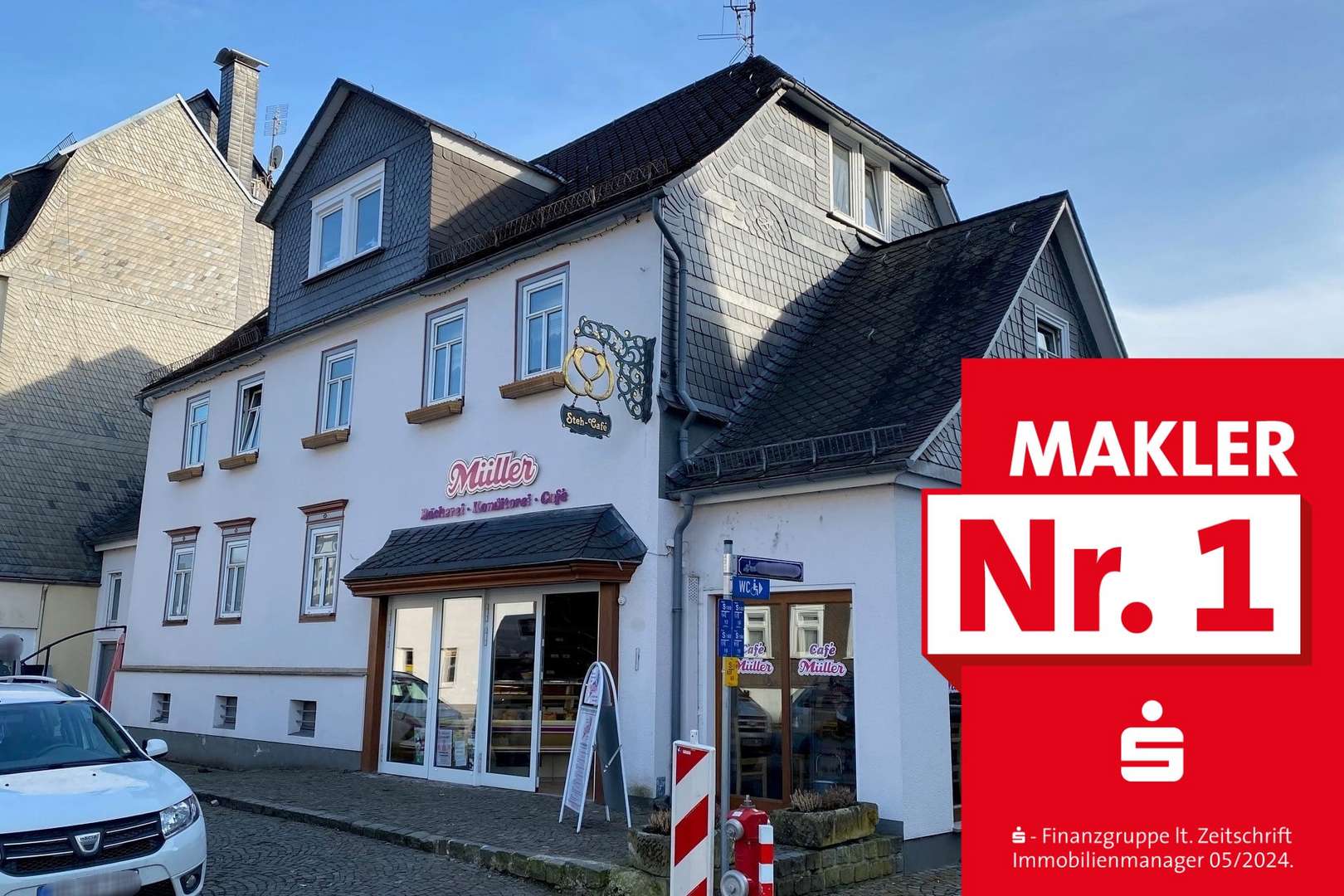 Straßenansicht Straßenansicht - Mehrfamilienhaus in 57334 Bad Laasphe mit 140m² kaufen