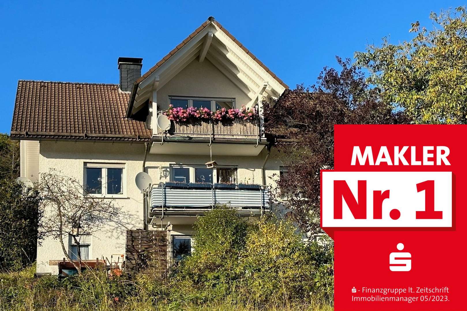 Gartenansicht - Mehrfamilienhaus in 57334 Bad Laasphe mit 211m² kaufen