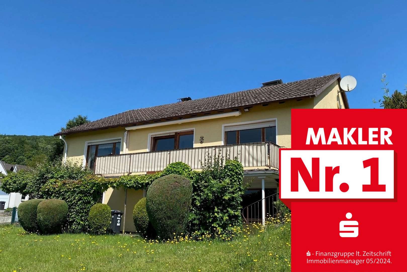 Ansicht aus dem Garten Ansicht aus dem Garten - Einfamilienhaus in 57334 Bad Laasphe mit 97m² kaufen