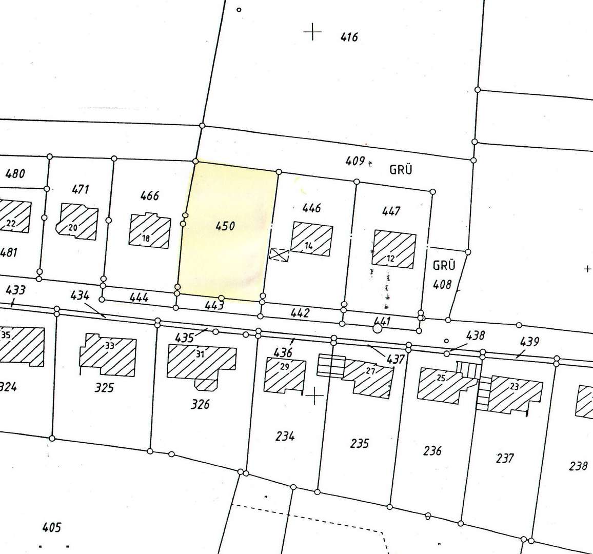Lageplan - Grundstück in 57339 Erndtebrück mit 846m² günstig kaufen