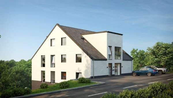 Seitenansicht - Dachgeschosswohnung in 57482 Wenden mit 104m² günstig kaufen