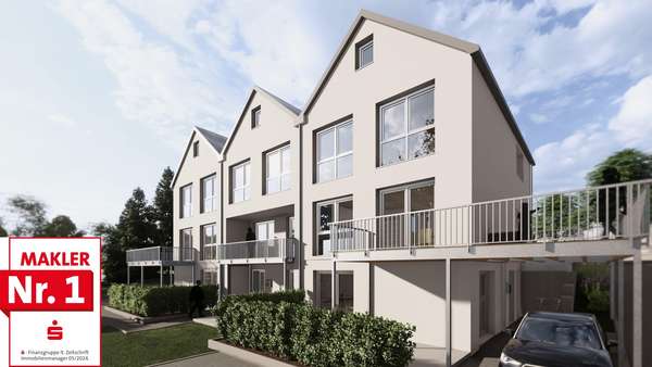 Ansicht Rückansicht - Souterrain-Wohnung in 57399 Kirchhundem mit 61m² kaufen