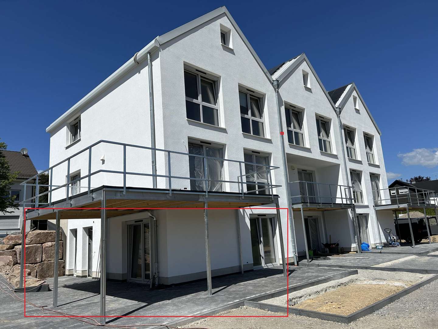 Ansicht Rückseite - Souterrain-Wohnung in 57399 Kirchhundem mit 61m² kaufen