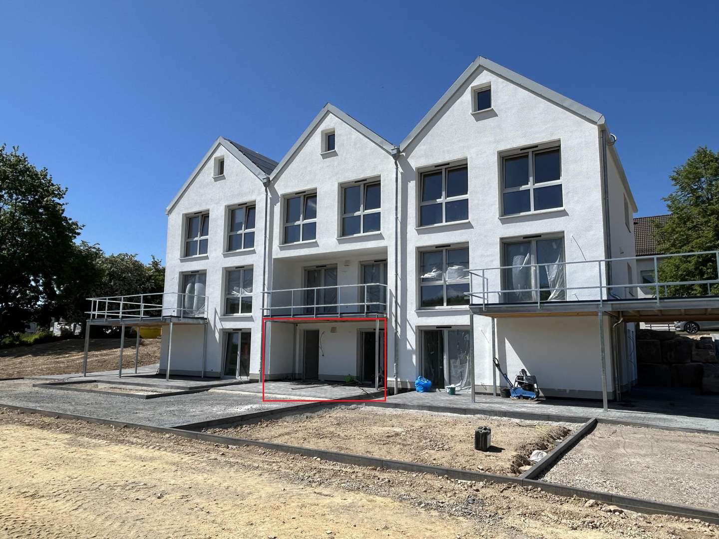 Ansicht Rückseite Ansicht Rückseite - Souterrain-Wohnung in 57399 Kirchhundem mit 57m² kaufen
