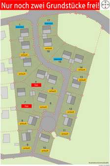 Lageplan aktuell Lageplan aktuell - Grundstück in 59872 Meschede mit 568m² kaufen