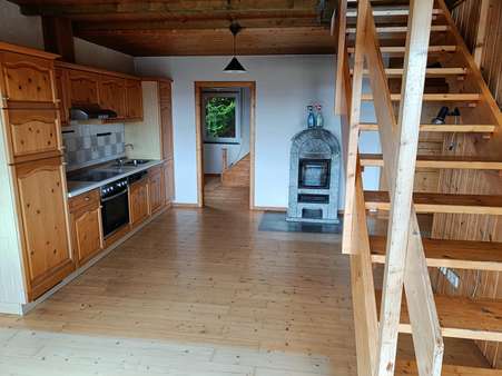 Wohnbereich mit Küche Erdgeschoss - Einfamilienhaus in 57392 Schmallenberg mit 135m² kaufen