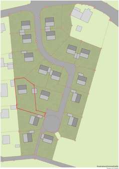 Lageplan - Grundstück in 59872 Meschede mit 863m² kaufen