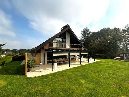 Terrassenansicht - Einfamilienhaus in 32791 Lage / Hörste mit 173m² kaufen