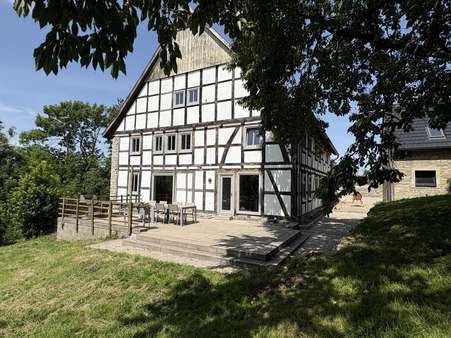 Ansicht Rückseite Ansicht Rückseite - Resthof in 32758 Detmold / Oettern-Bremke mit 232m² kaufen