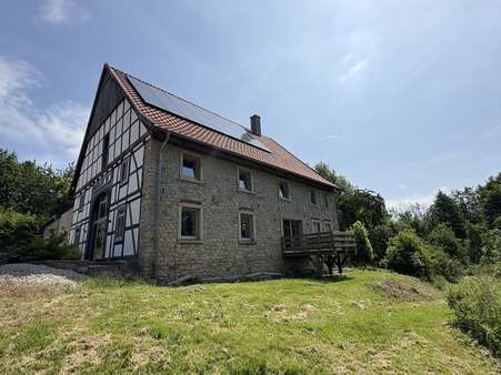 Seitenansicht Seitenansicht - Resthof in 32758 Detmold / Oettern-Bremke mit 232m² kaufen