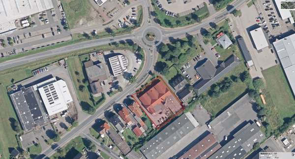 Luftaufnahme von oben - Produktion in 32676 Lügde mit 1023m² kaufen