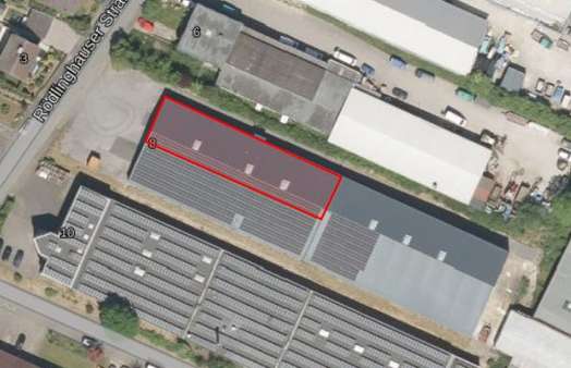 Luftbild - Industriehalle in 32760 Detmold / Spork-Eichholz mit 570m² mieten