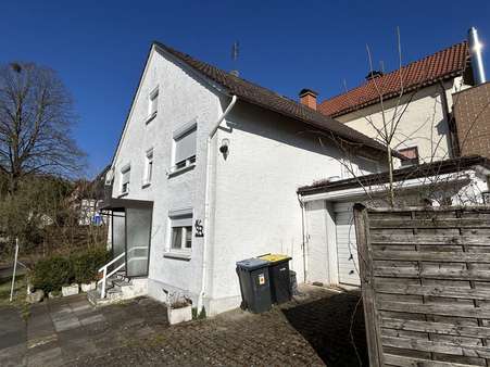 Straßenansicht - Einfamilienhaus in 32683 Barntrup / Sonneborn mit 142m² kaufen