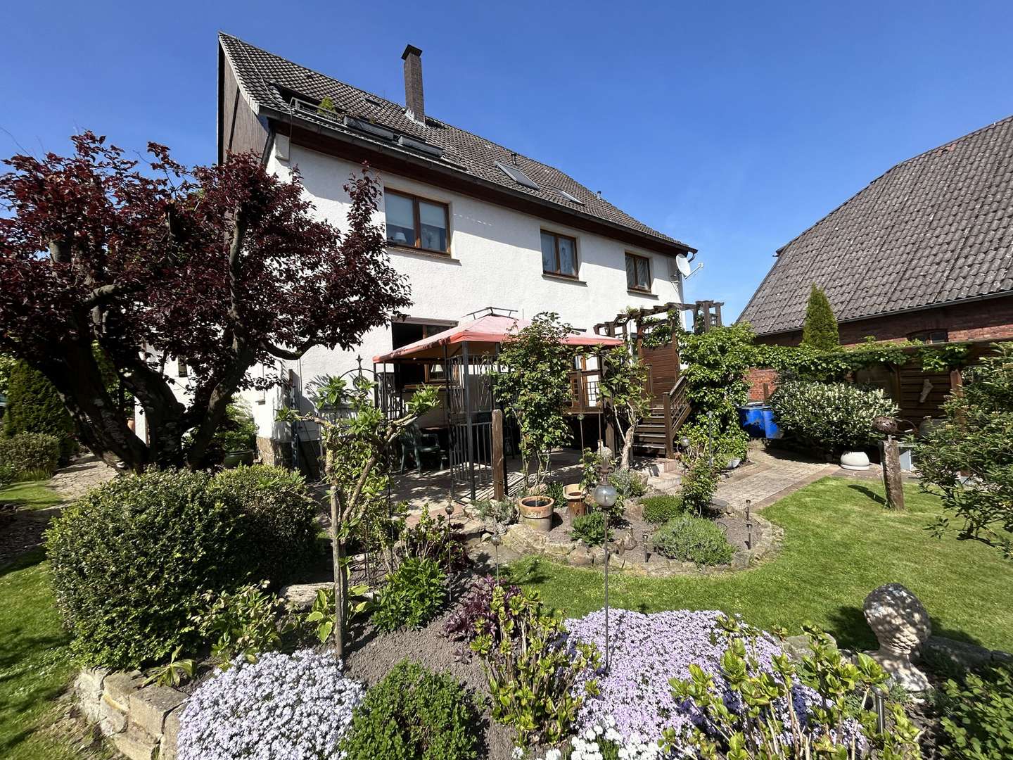 Gartenansicht - Einfamilienhaus in 32816 Schieder-Schwalenberg mit 167m² kaufen